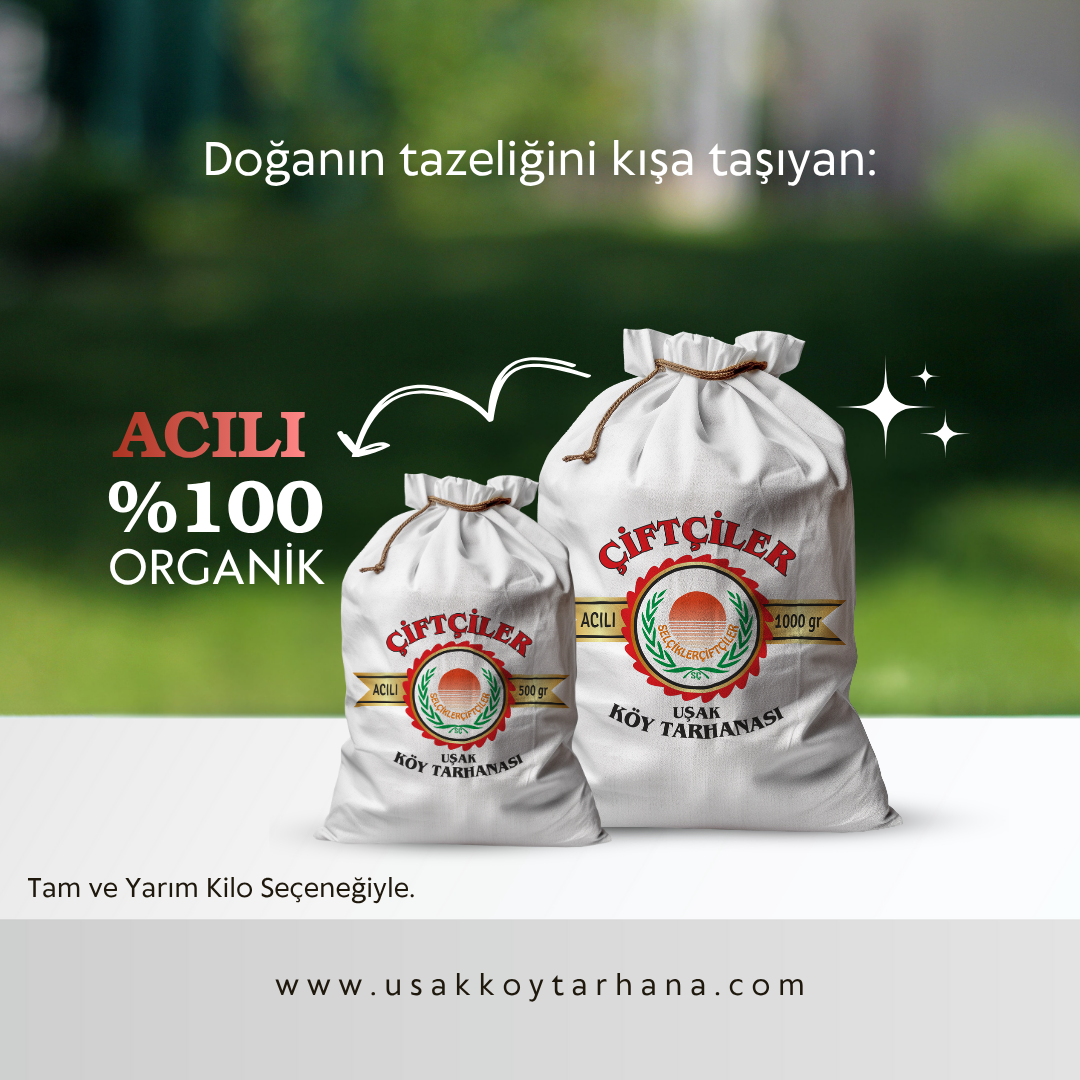 Acılı Uşak Köy Tarhanası 1 Kg - Görsel 4